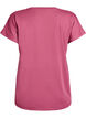 Lockeres Trainings-T-Shirt mit V-Ausschnitt, Rot, Packshot image number 1