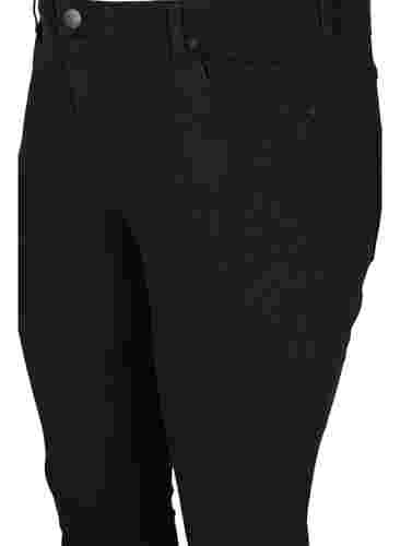 Extra schmale Sanna-Jeans mit normaler Taille, Black, Packshot image number 2