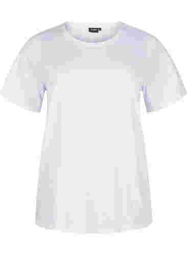 FLASH - 2er-Pack T-Shirts mit Rundhalsausschnitt, White/Black, Packshot image number 2