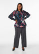 Lockere Hose aus Jersey mit hoher Taille, Grau, Model image number 0