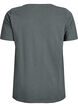 Einfarbiges Basic-T-Shirt aus Baumwolle, Gr&uuml;n, Packshot image number 1