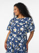 Kn&ouml;chellanges Kleid mit Fl&uuml;gel&auml;rmeln und Bindeg&uuml;rtel, Blau, Model image number 2