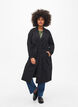 Langer Trenchcoat mit Gürtel, Black, Model image number 0