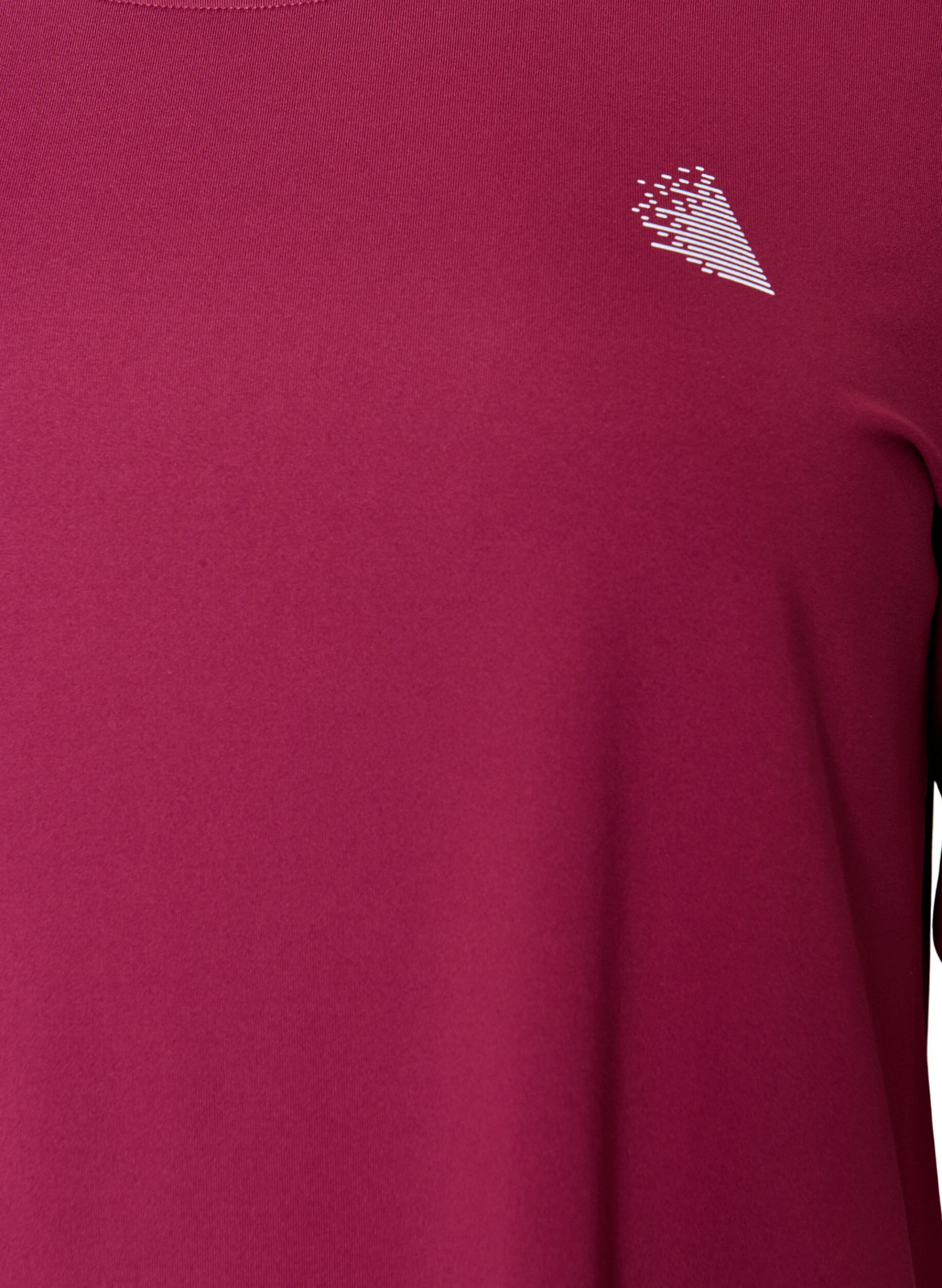 ZizziTrainingsshirt mit 3/4-&Auml;rmeln, Pink, Packshot image number 2