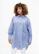 Locker sitzende, gestreifte Longbluse, Baja Blue Stripe, Model image number 0