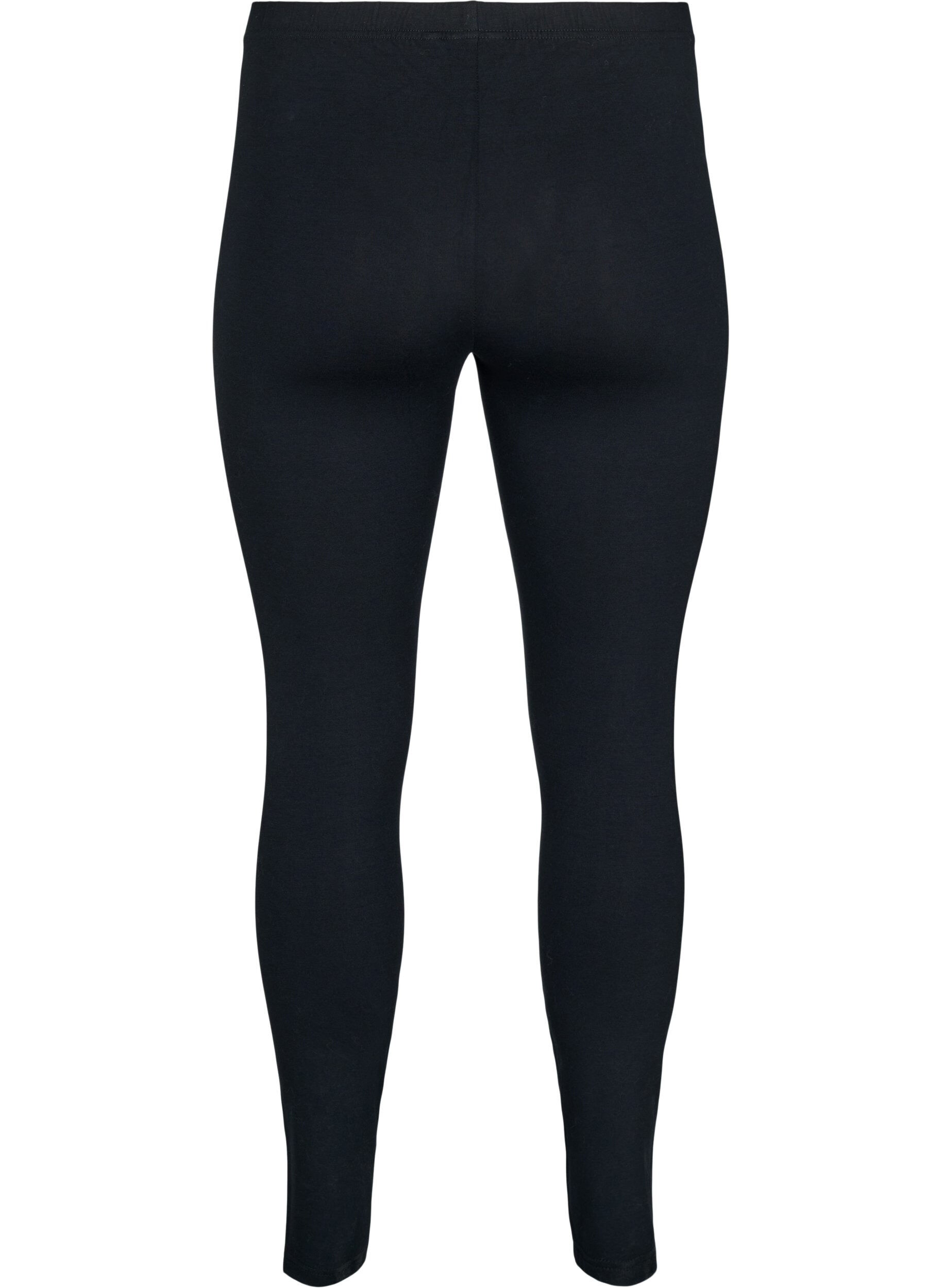 Zizzi Basic Leggings aus Viskose, Schwarz, Packshot image number 1
