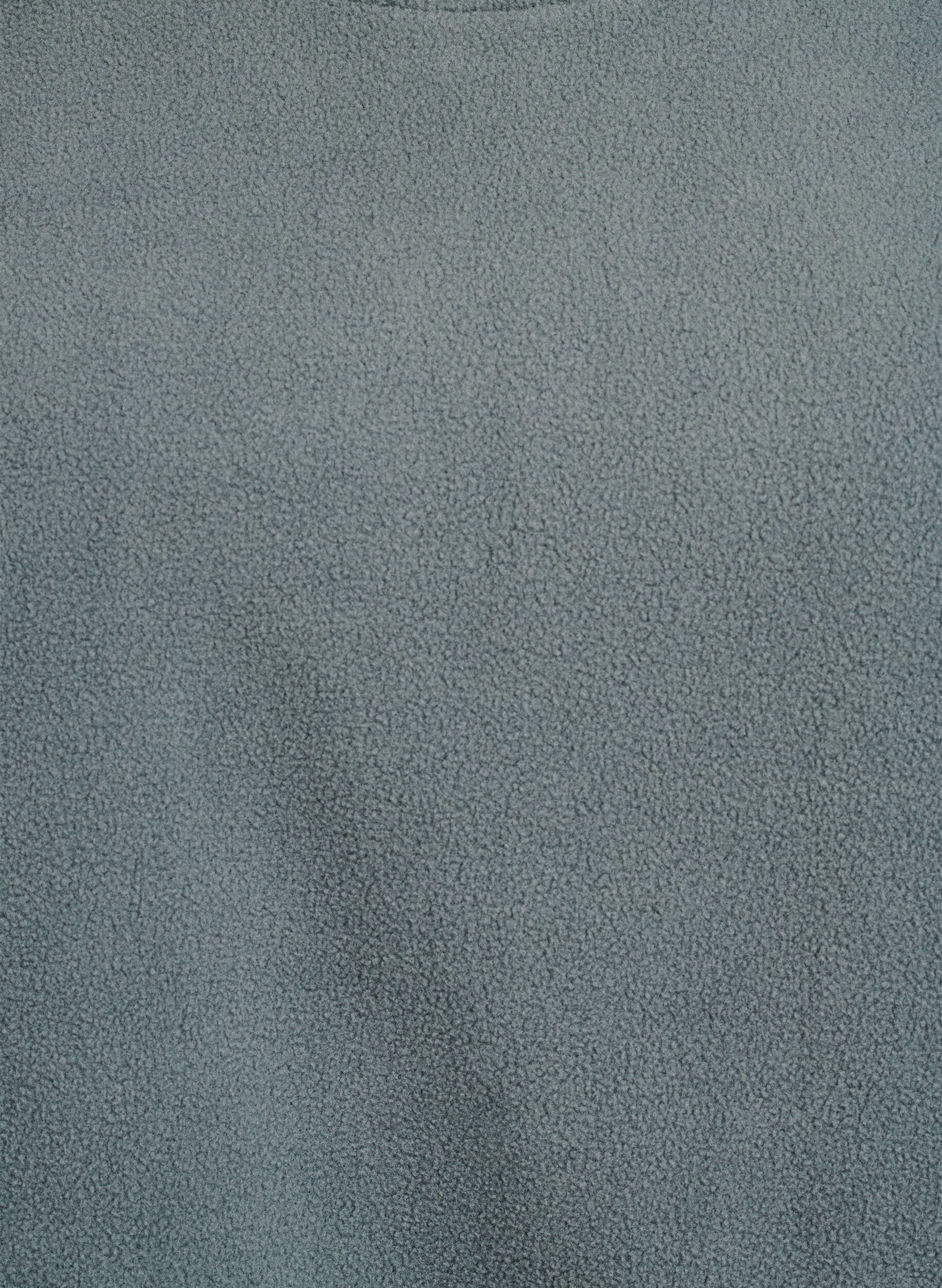 Zizzi Lockere Bluse aus Fleece mit Taschen, Gr&uuml;n, Packshot image number 2