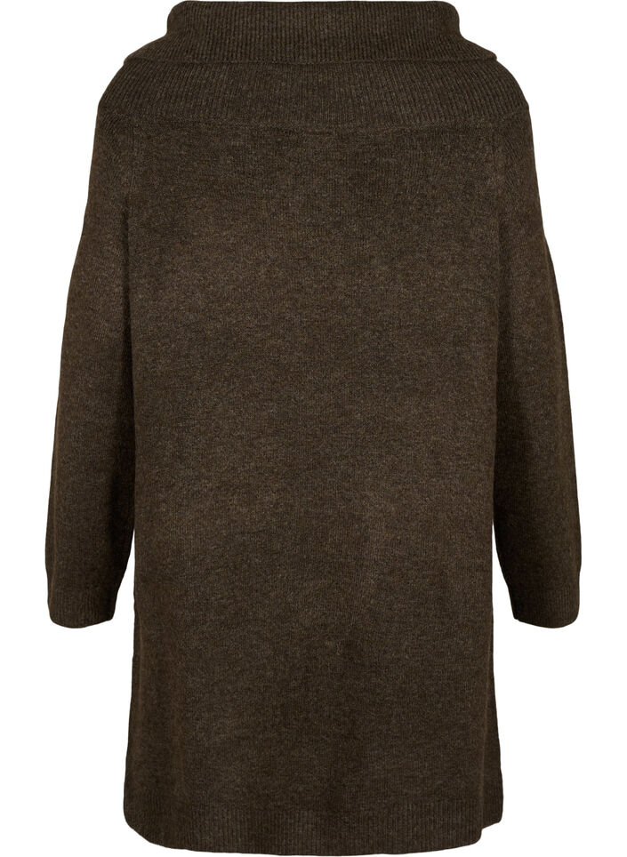 Melange-Strickkleid, Demitasse Mel., Packshot image number 1