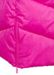 Langer Puffermantel mit Kapuze und Taschen, Pink, Packshot image number 3