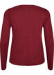 Langarm-Basic-T-Shirt mit Rundhalsausschnitt, Rot, Packshot image number 1