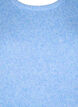 Langärmliger Strickpullover mit Wollanteil und Rundhalsausschnitt, Della R. Blue Mel., Packshot image number 2