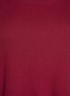 Bluse aus geripptem Jersey mit kurzen &Auml;rmeln, Dunkles Bordeaux, Packshot image number 2