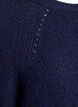 Ripppullover mit 3/4-&Auml;rmeln, Blau, Packshot image number 3