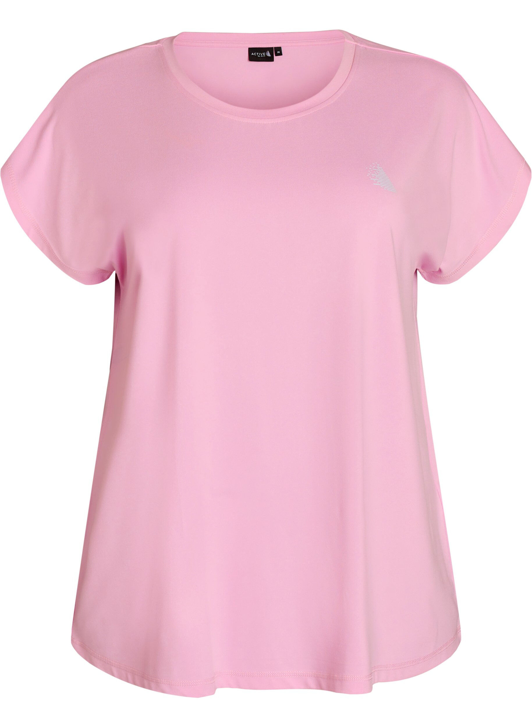 Einfarbiges Trainings-T-Shirt