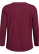 Basic Bluse aus Jersey mit langen &Auml;rmeln, Dunkles Bordeaux, Packshot image number 1