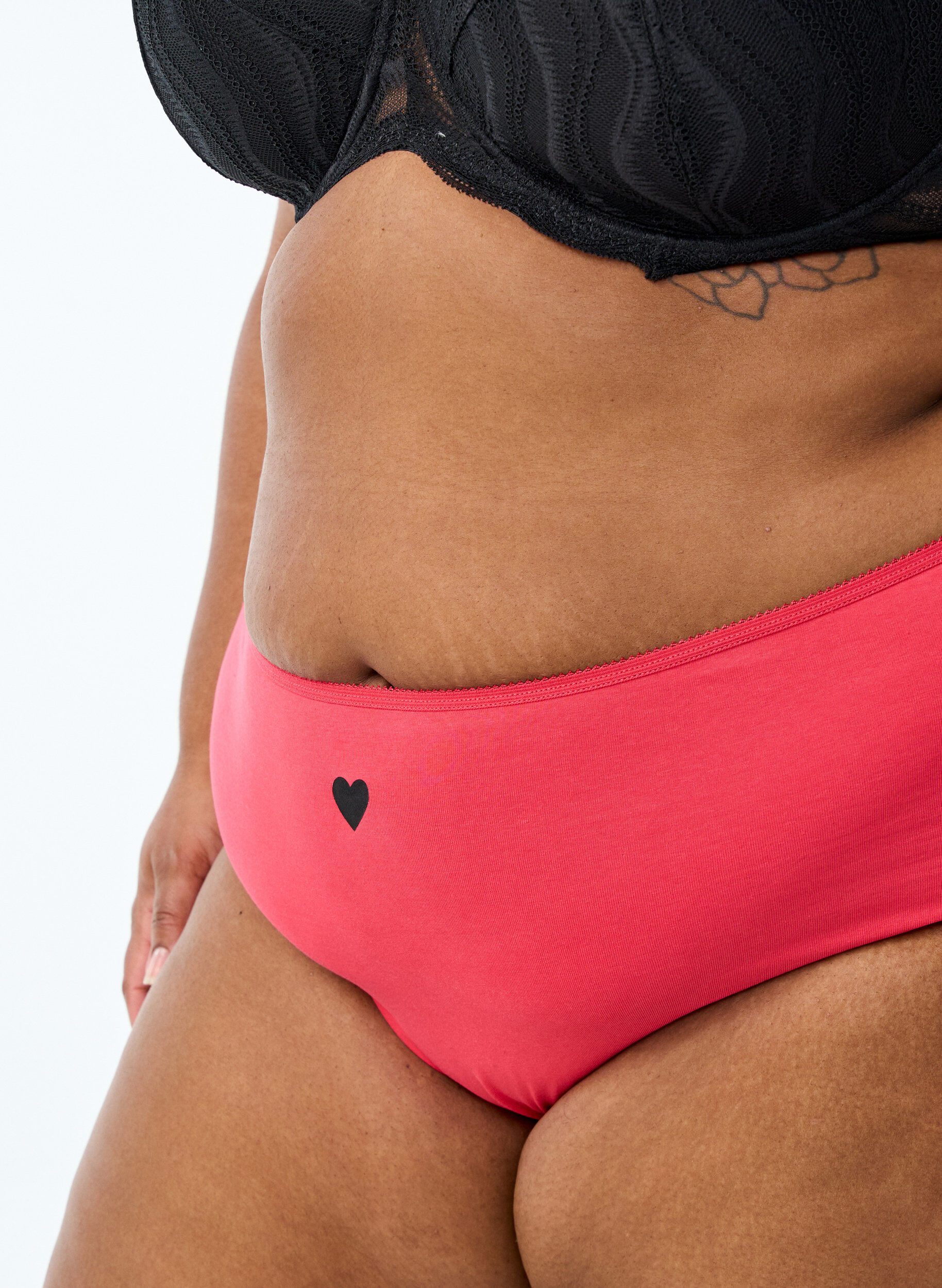 Zizzi7er-Pack Slips mit normaler Taillenh&ouml;he, Mixed colours, Model image number 2