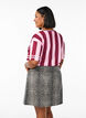 Kurzer Jeansrock mit Leo-Print und A-Linie, Braun, Model image number 2