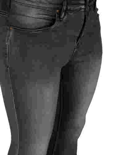 Super Slim Amy Jeans mit hoher Taille, Dark Grey Denim, Packshot image number 2