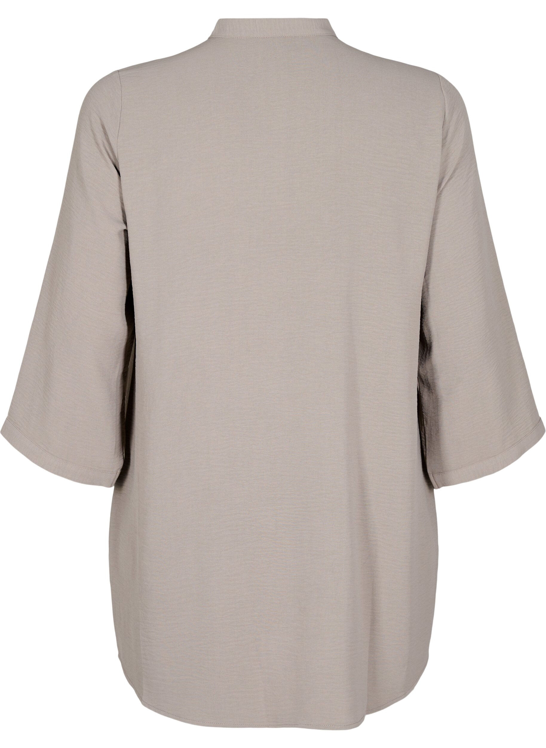 ZizziTunika mit 3/4-&Auml;rmeln, Beige, Packshot image number 1
