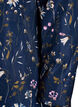 Gepolsterte Winterjacke mit Blumenprint, Blau, Packshot image number 3