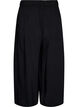 Culottes aus Viskose mit hoher Taille und weiten Beinen, Schwarz, Packshot image number 1