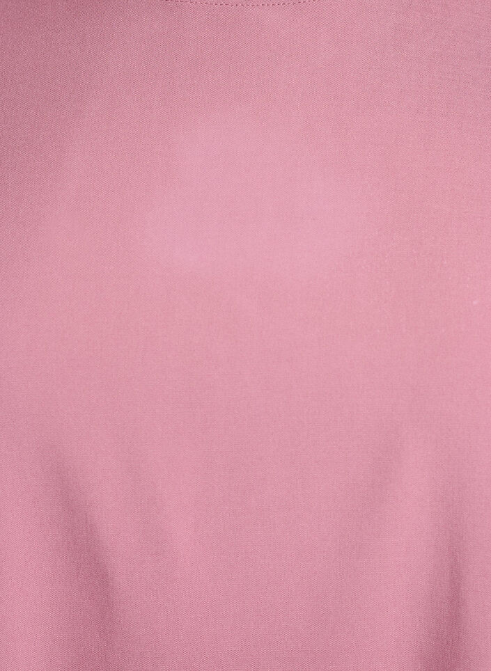 Kurz&auml;rmelige, gewebte Bluse mit Rundhals, Rot, Packshot image number 2