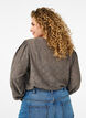 Langärmlige Bluse mit Lochmuster, Braun, Model image number 2