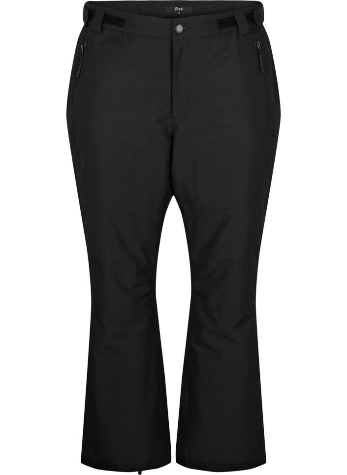Skihose mit Taschen und verstellbarer Taille, Schwarz, Packshot image number 0