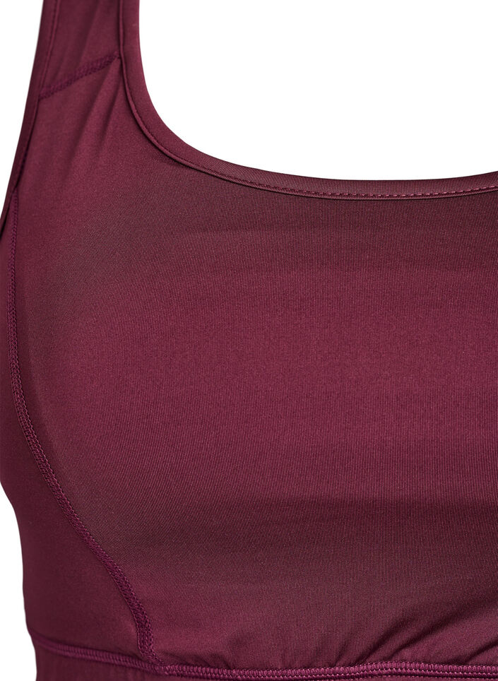 Sport-BH mit Racerback, Rot, Packshot image number 2