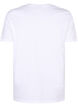T-Shirt aus Bio-Baumwolle mit Schleifendetail, Bright White, Packshot image number 1