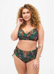 Gedruckte Bikini-Unterteile mit einer hohen Taille, Boheme Palm Aop , Model image number 0