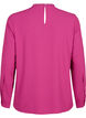 Langärmelige Bluse mit Spitzendetail, Festival Fuchsia, Packshot image number 1
