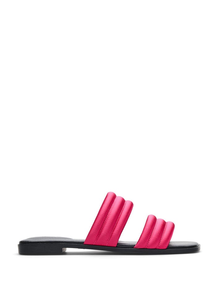 Sandale mit gepolsterten Riemen, Pink, Packshot image number 0