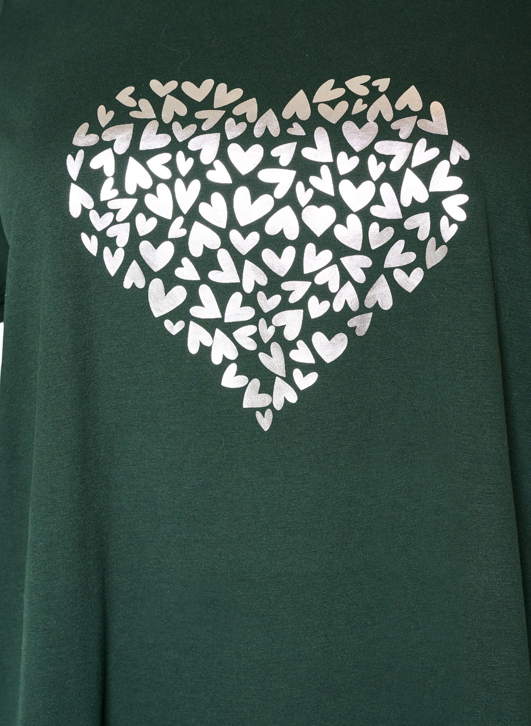 ZizziT-Shirt mit Print, Gr&uuml;n, Packshot image number 2