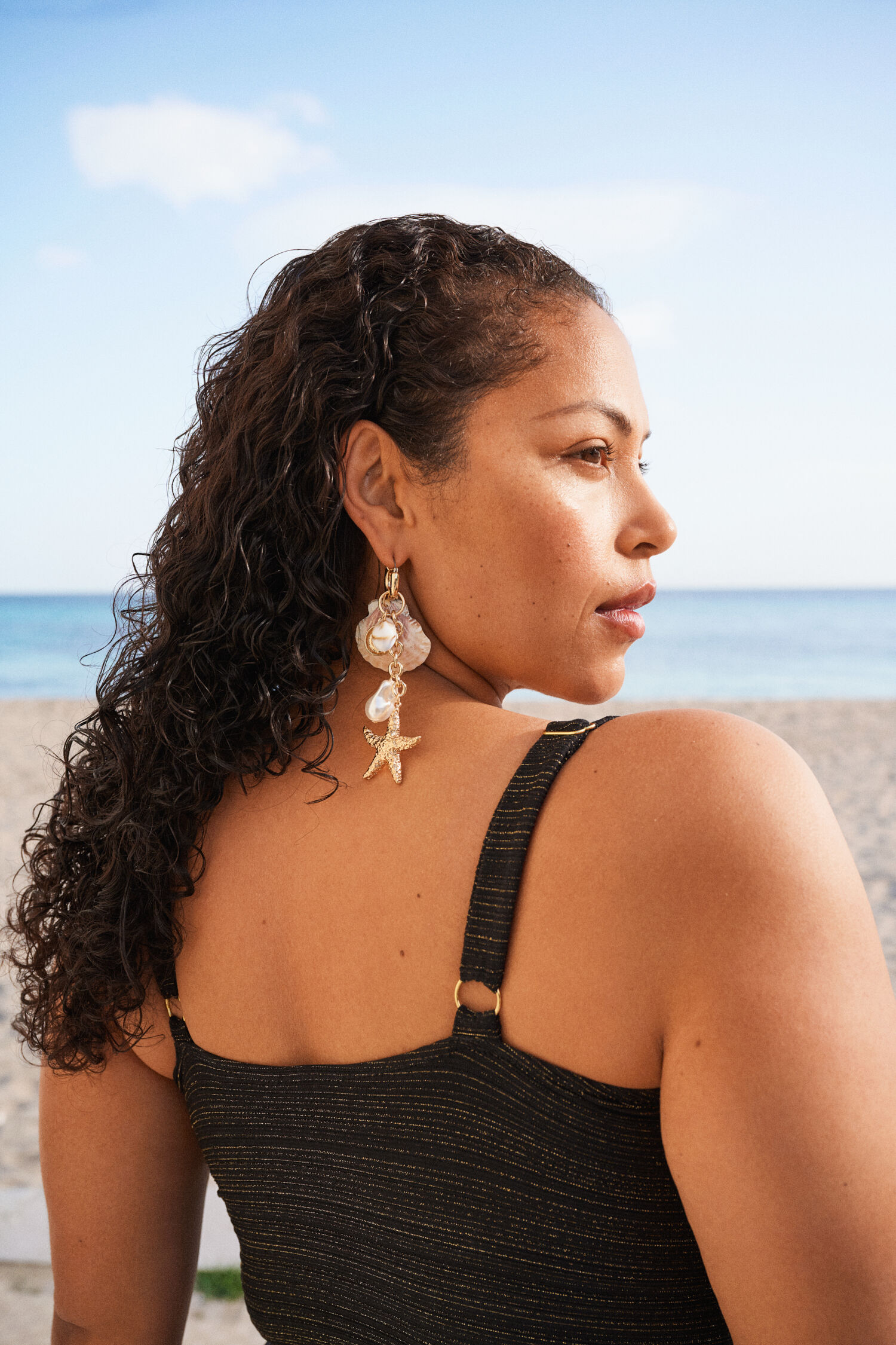 Zizzi Badeanzug mit Struktur, , Model