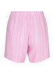 Gestreifte kurze Hose aus einer Leinen-Viskose-Mischung, Pink, Packshot image number 1
