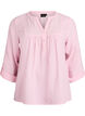 Bluse aus Baumwollmusselin mit Lochstickerei, Rot, Packshot image number 0