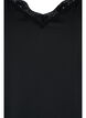 Nachthemd mit Spitzendetails, Black, Packshot image number 2