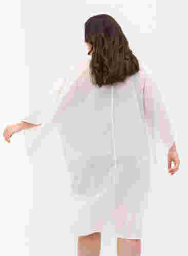 Strandkleid aus Baumwolle mit Knopfverschluss, Bright White, Model image number 1
