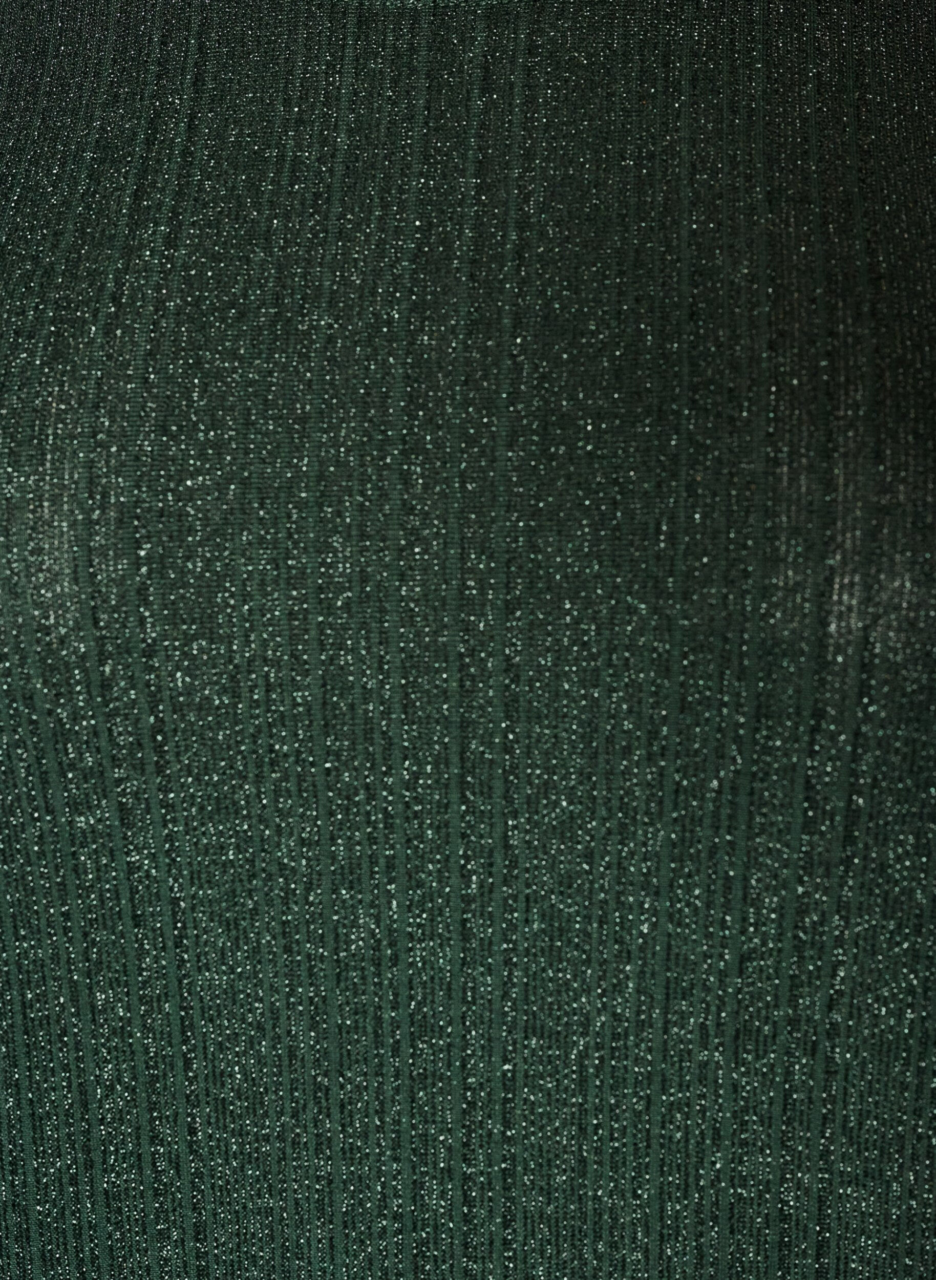 ZizziBluse mit vertikaler Struktur und Glitzerfaden, Gr&uuml;n, Packshot image number 2