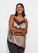 Tr&auml;gertop mit Spitze und asymmetrischem Saum, Beige, Model image number 4