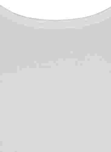 Einfarbiges Basictop, Bright White, Packshot image number 2