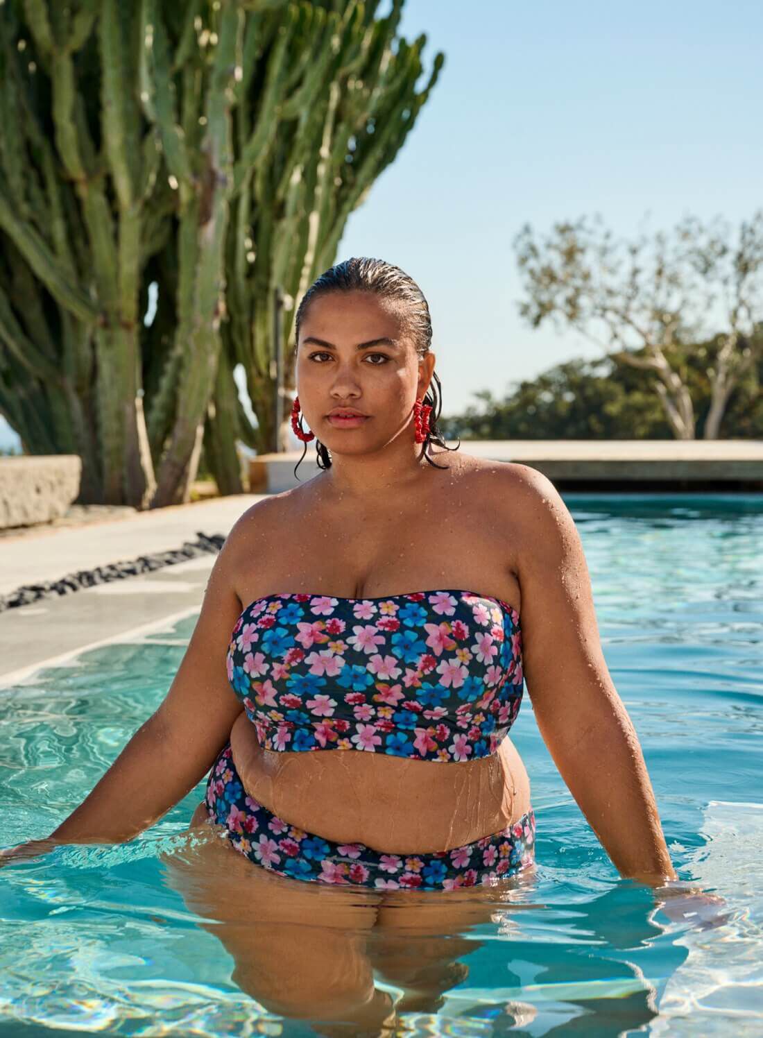 Bandeau-Oberteil, , Model