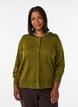 Strickjacke mit Rundhalsausschnitt und Kn&ouml;pfen, Gr&uuml;n, Model image number 0