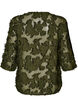 Bluse mit ausgefransten F&auml;den und Struktur, Gr&uuml;n, Packshot image number 1