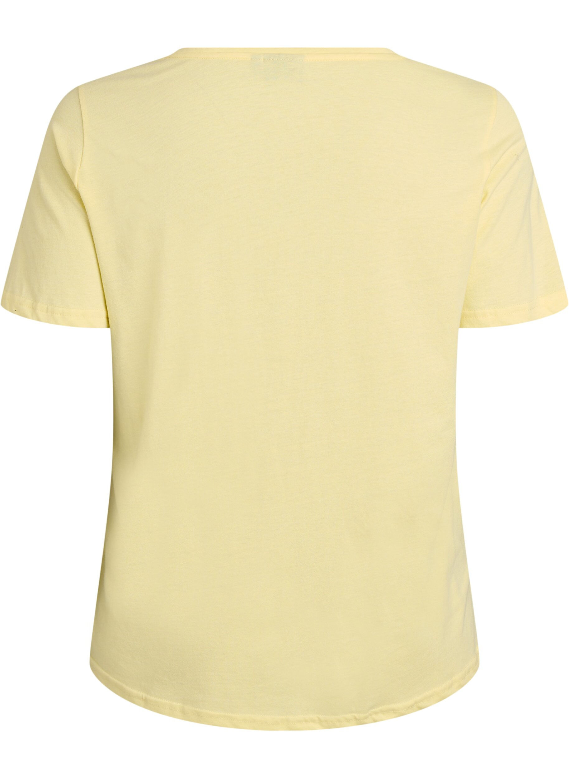 ZizziT-Shirt mit Print, Gelb, Packshot image number 1