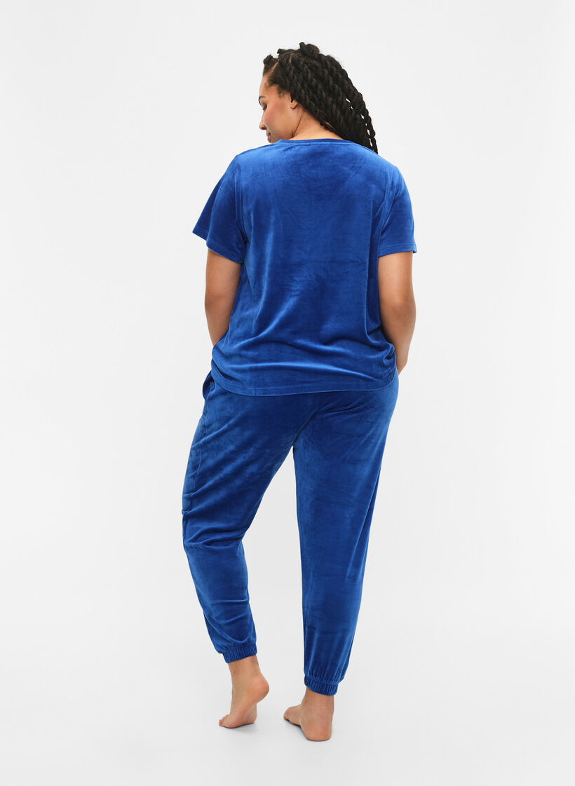 Homewear-Hose, Blau, Model image number 1