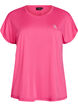 Einfarbiges Trainings-T-Shirt, Pink, Packshot image number 0