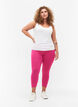 Basic 3/4-Leggings aus Viskose, Pink, Model image number 1
