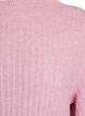 Pullover aus Rippstrick mit Puff&auml;rmeln und Kn&ouml;pfen, Rot, Packshot image number 2